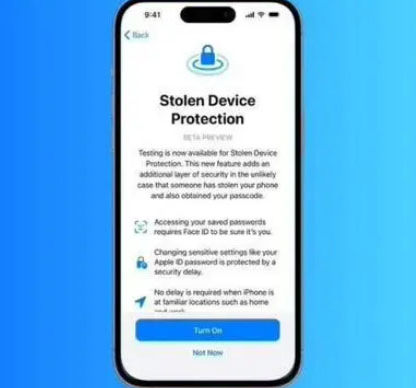 涿州苹果授权维修店分享被盗设备保护功能开启方法 