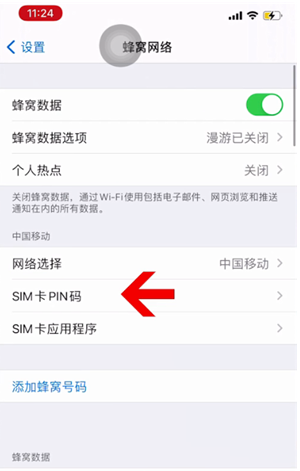 涿州苹果14维修网分享如何给iPhone14的SIM卡设置密码 