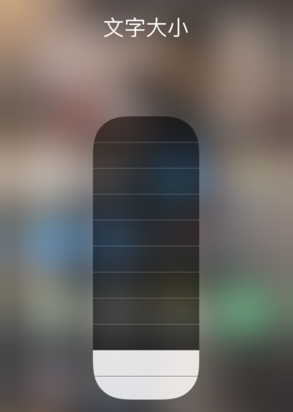 涿州苹果手机维修分享小技巧：在 iPhone 控制中心快速调节字体大小 